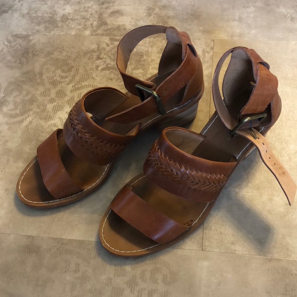 Madewell Brown Leather Sandals